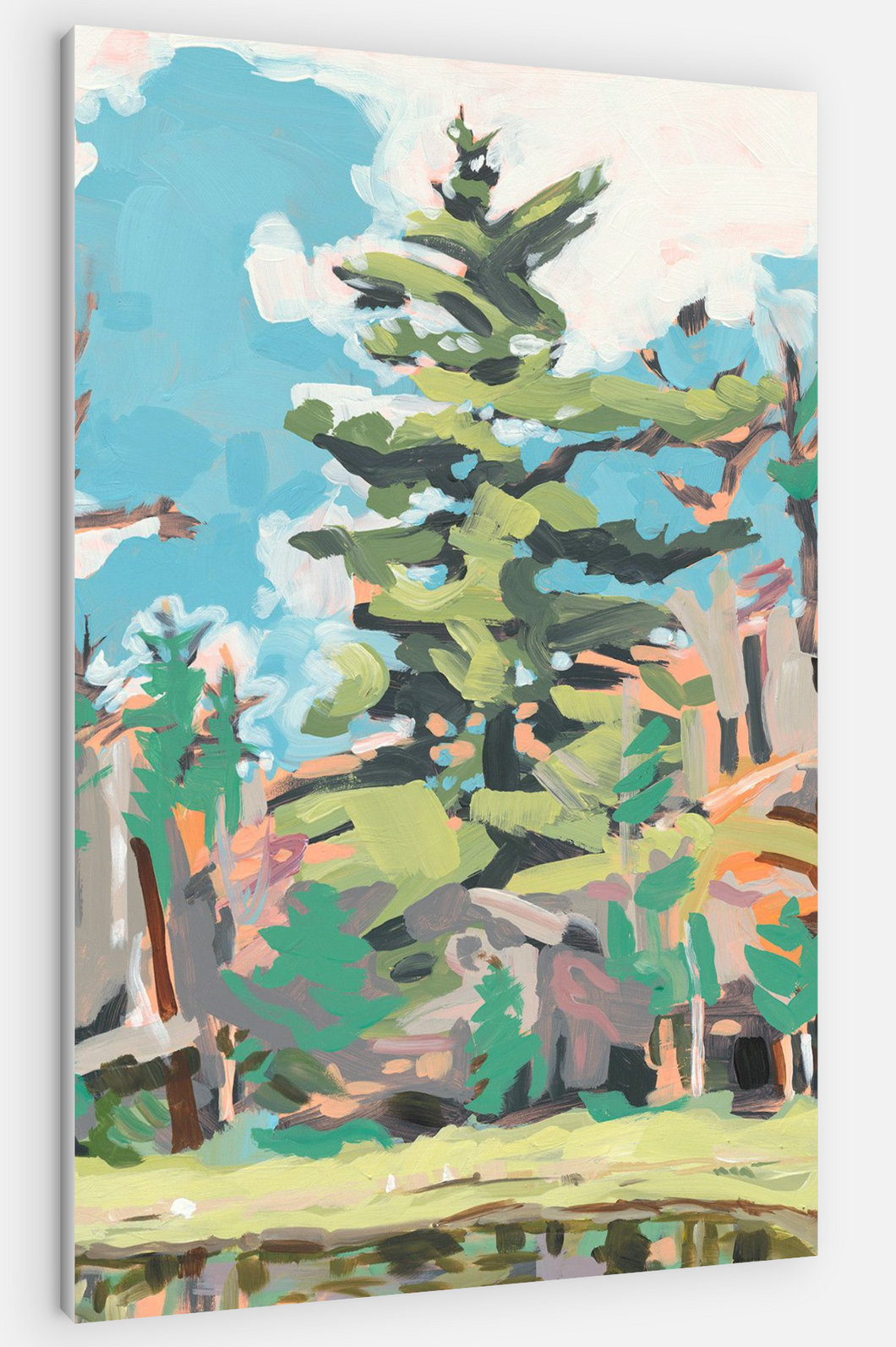 EDGE OF BRIGHT LAKE 1